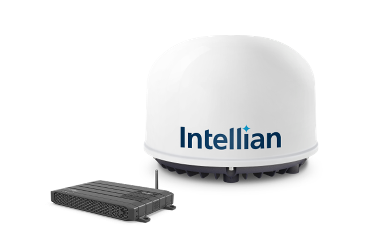 Intellian FB250 satellite communications terminal