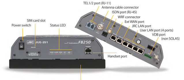 JRC JUE-251 satellite communications terminal