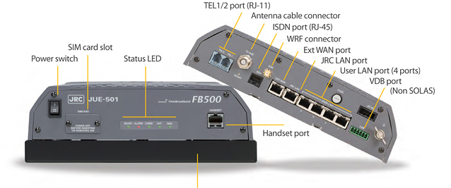 JRC JUE-501 satellite communications terminal
