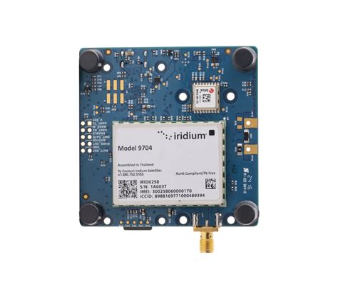 Iridium Certus 9704 satellite communications terminal