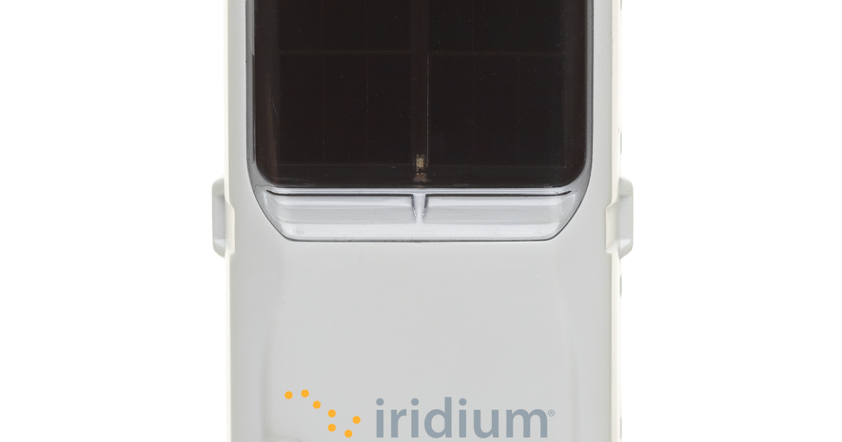 Iridium Edge Solar satellite communications terminal