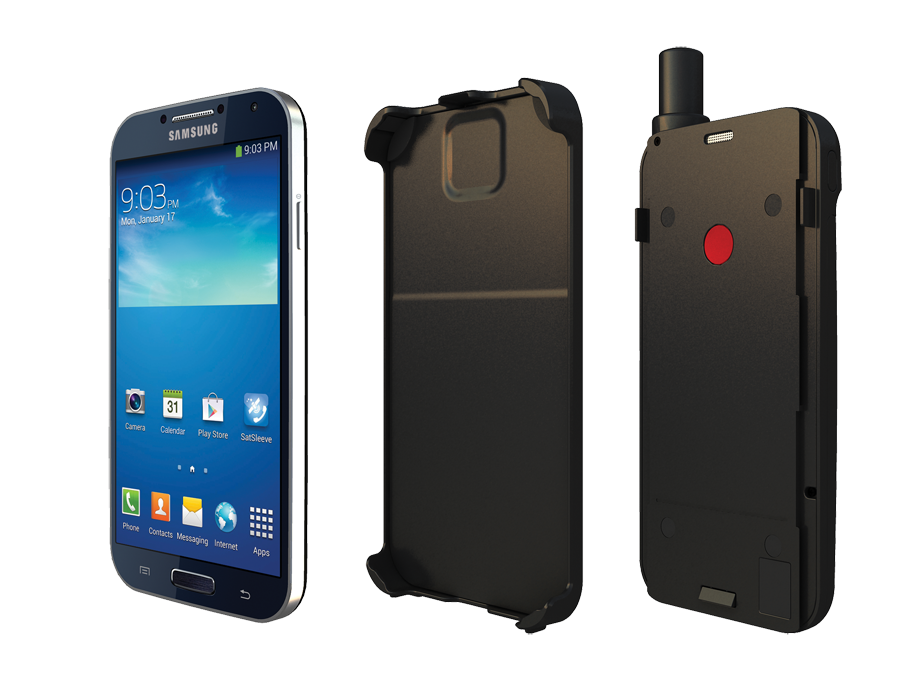 SatSleeve for Android satellite communications terminal